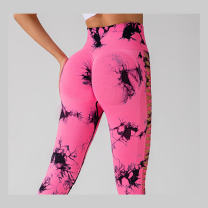 Tie Dye High Waist Sports Leggings