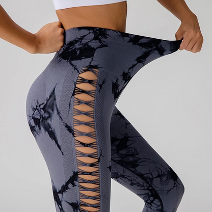 Tie Dye High Waist Sports Leggings