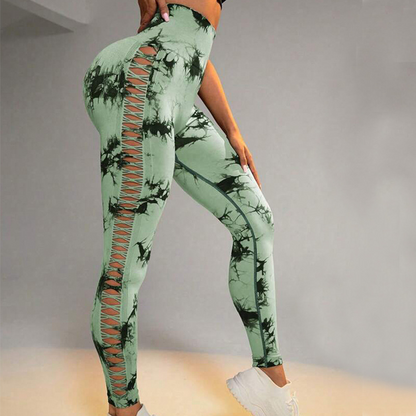 Tie Dye High Waist Sports Leggings
