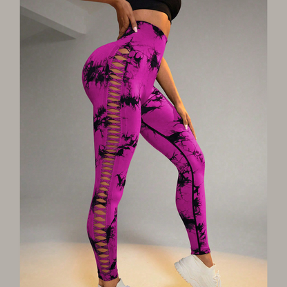 Tie Dye High Waist Sports Leggings