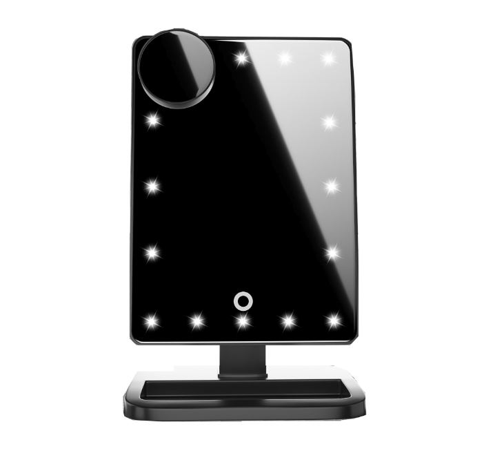 Touch Screen Makeup Mirror With LED Bluetooth Speaker