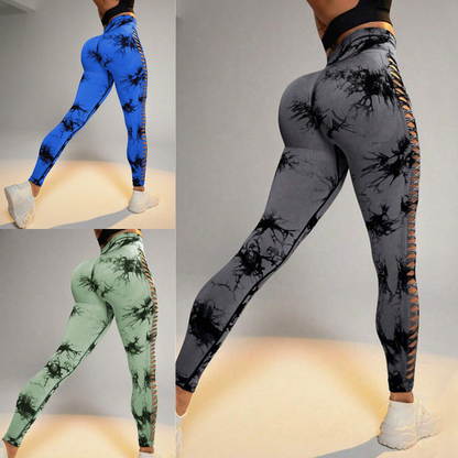 Tie Dye High Waist Sports Leggings