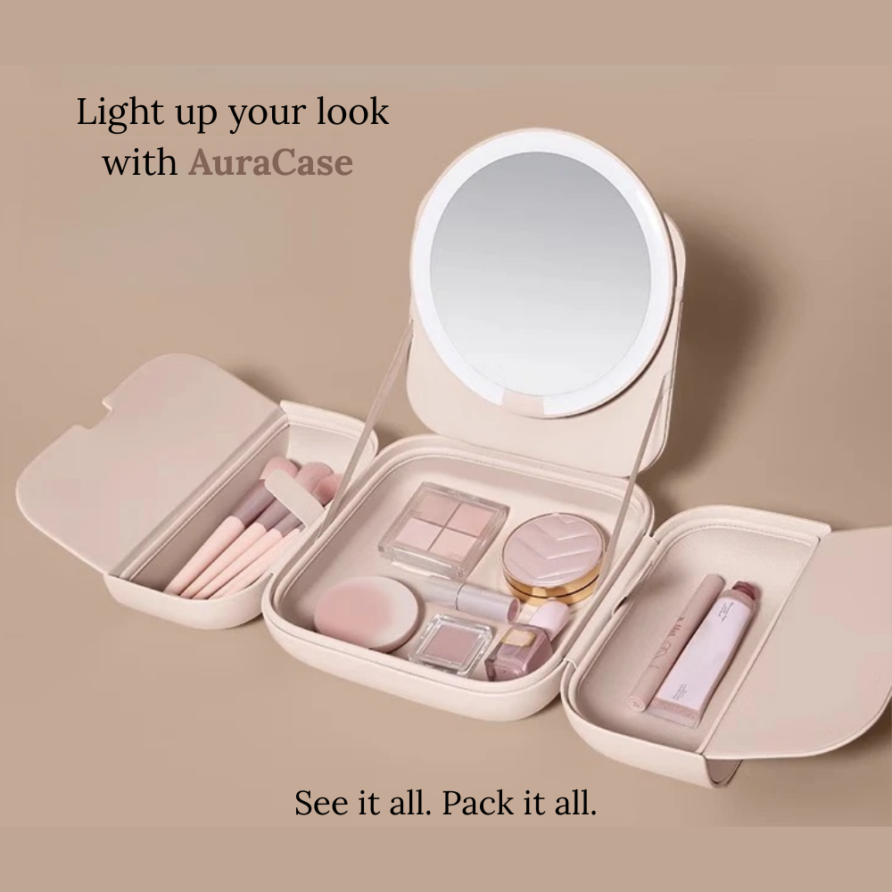 AuraCase "Flawless Makeup Anywhere ✨"